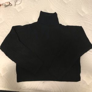 Turtle Neck Cropped Sweater (Never Worn) Medium